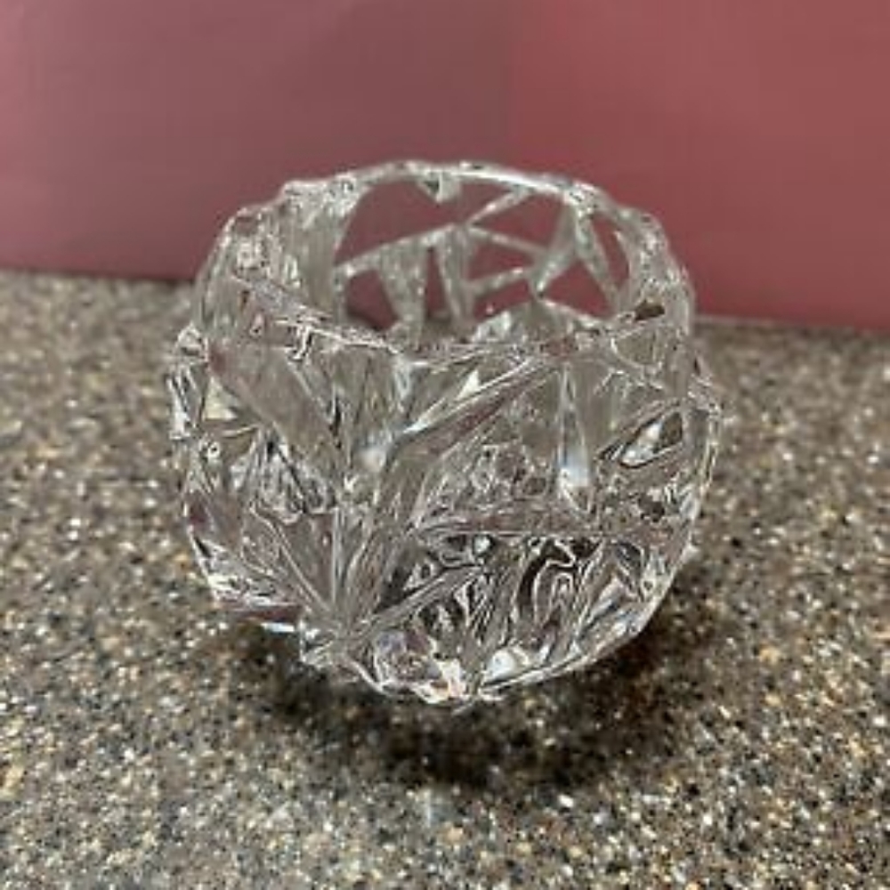 TIFFANY AND CO Rock-Cut Crystal Votive